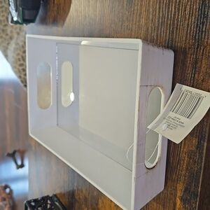 NWT Comfort Bay Brand white Mirrored Vanity tray